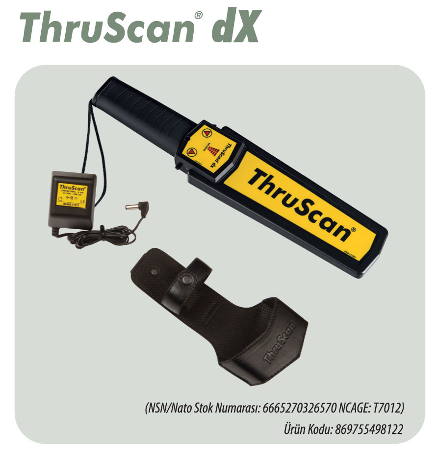 THRUSCAN EL TÄ°PÄ° DX METAL DEDEKTÃ–R